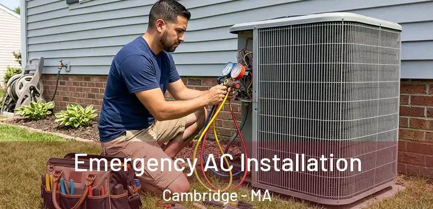 Emergency AC Installation Cambridge - MA
